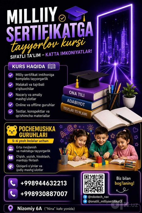 Milliy sertifikatga tayyorlov