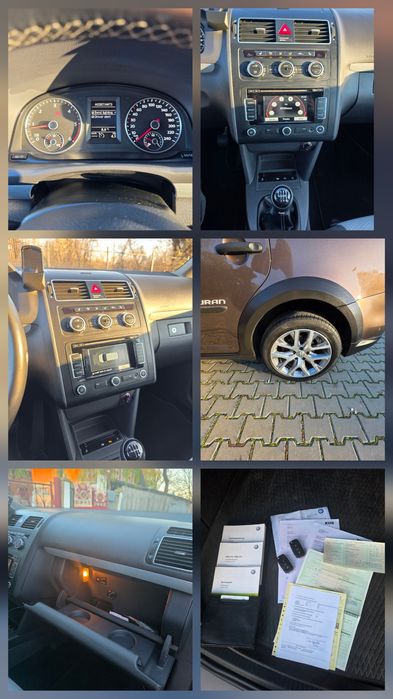 VW Touran Cross 2.0 tdi Pano/Led/ParkAssist/7locuri An 2015 Vw Touran