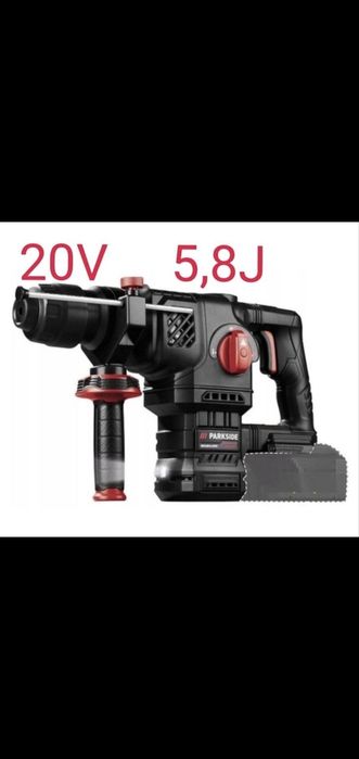 Ciocan rotopercutor Parkside Performance 20V Brushless PKHAP 2058 A1, 5.8J