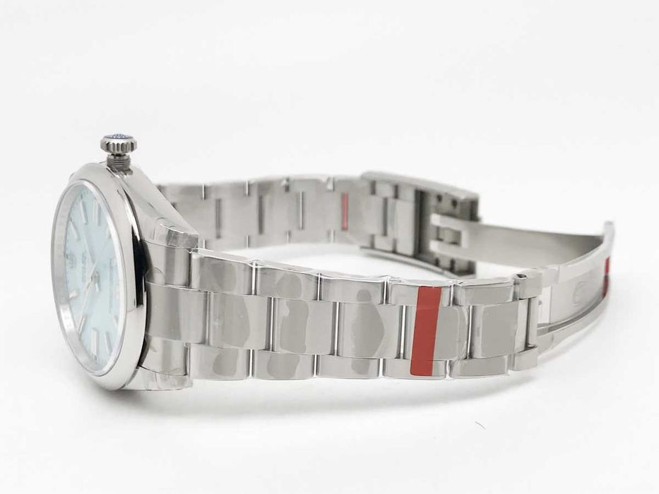 Rolex Oyster Perpetual 124300 41mm Tiffany Blue – мъжки часовник – реални снимки