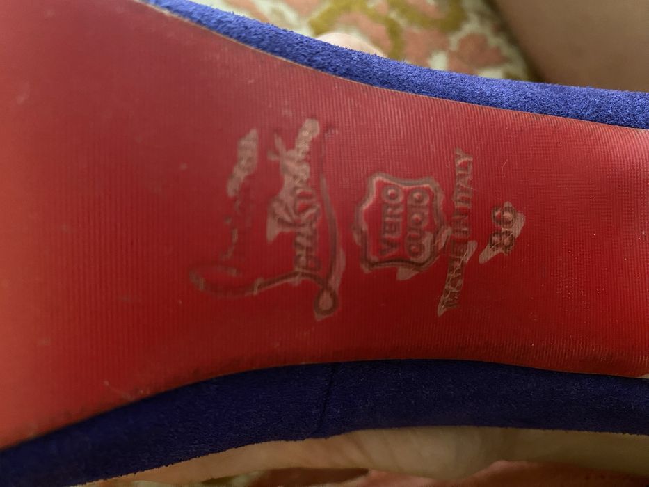 Christian louboutin Велур 36