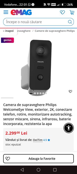 Camera supraveghere Philips