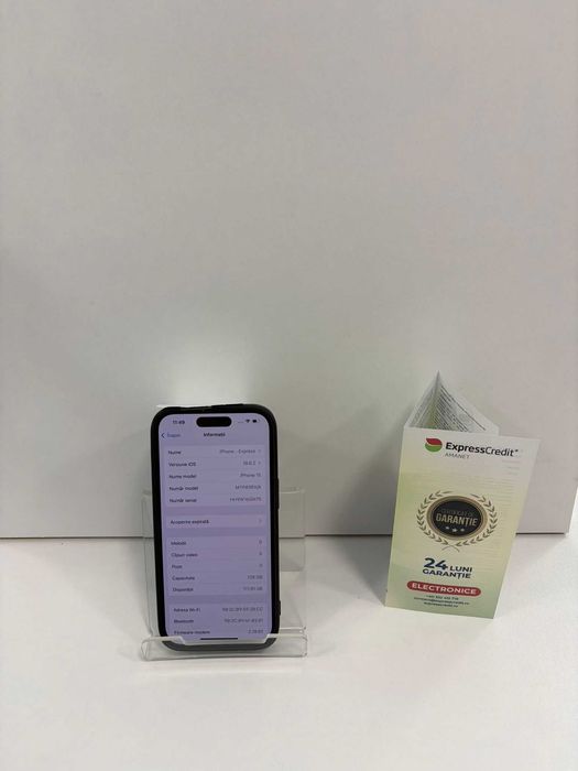 Iphone 15 128Gb 91% bateria (Ag1 Alexandru B53733) 2 ani garantie