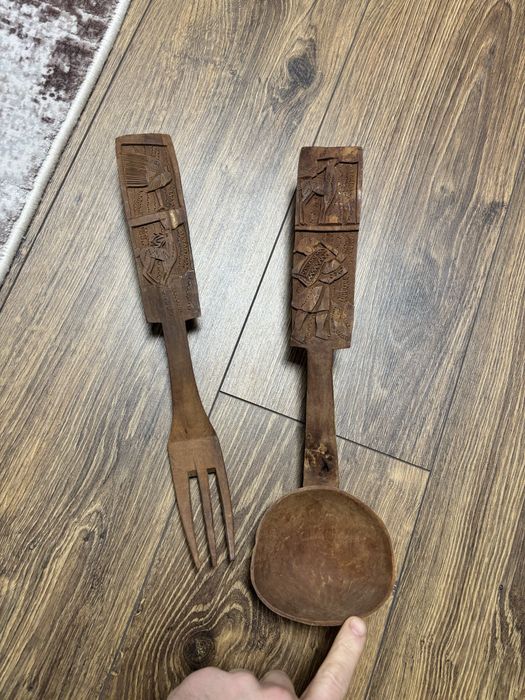 Lingură și furculiță rustică