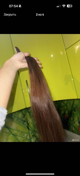 Естествена коса 55 см