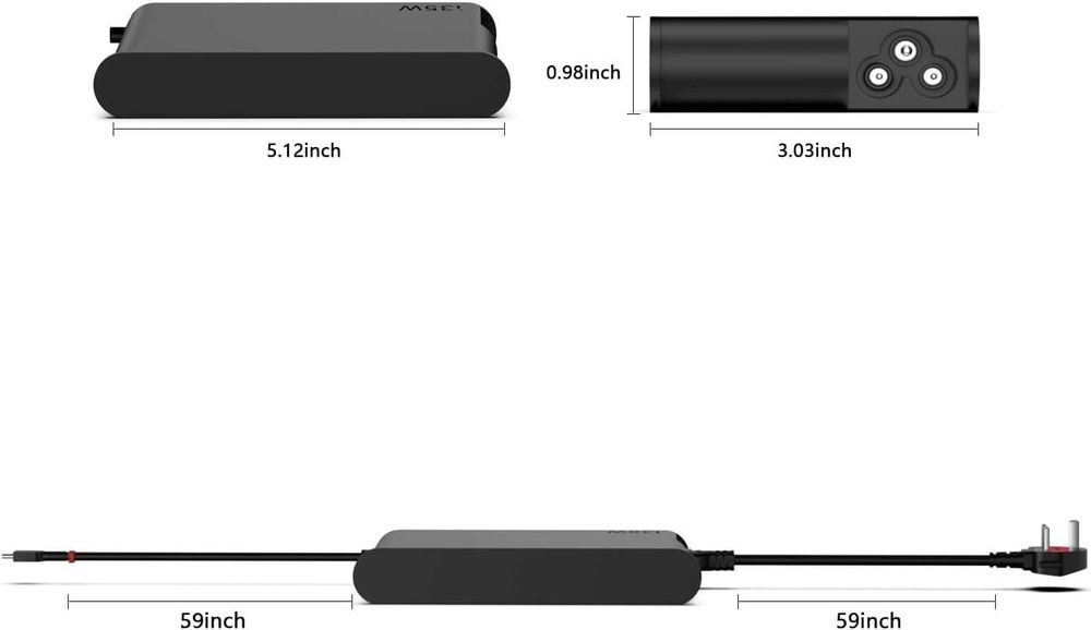 135W USB C зарядно устройство за лаптопи Lenovo