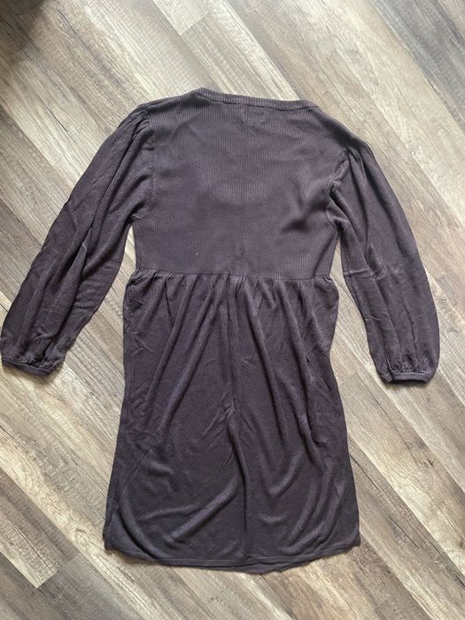 Кафява рокля плетиво