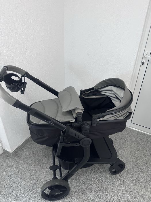 Бебешка количка Bubu 2 в 1 сива
