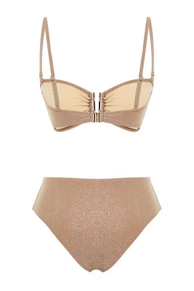 Златист бански 2 части