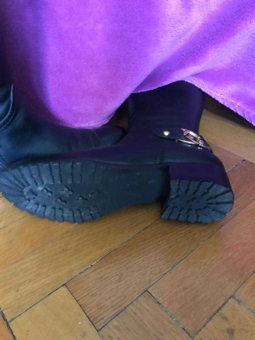 Cizme lungi piele Gucci