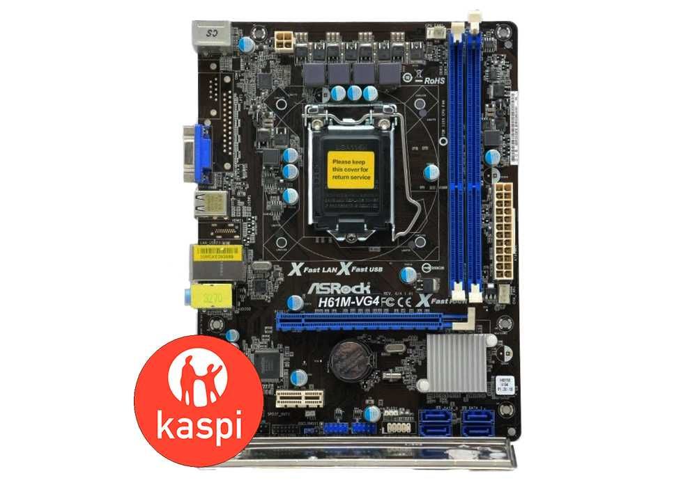 LGA 1155 ASRock H61M-VG4 2x DDR3