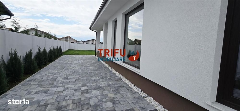 Casă individuală modernă la cheie, 4 camere, panouri solare 6kW – Zona