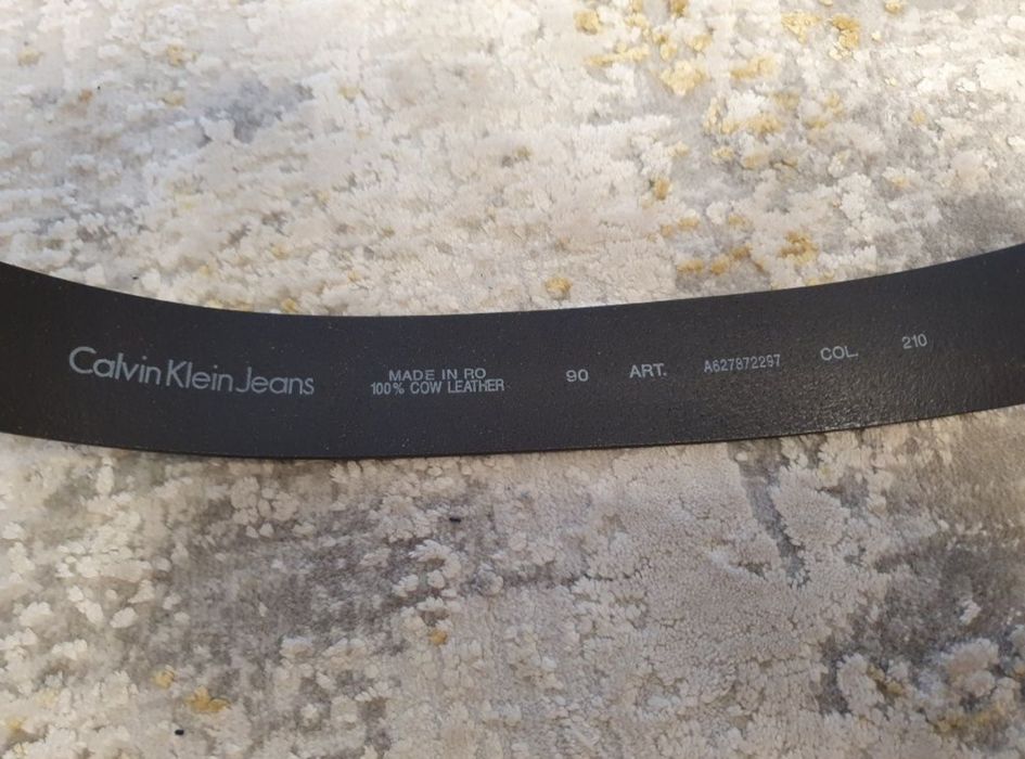 Curea din piele Calvin Klein Ck Noua Maro