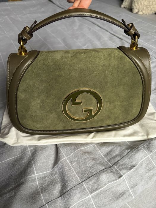Geantă Gucci piele naturala (combinatie texturi)