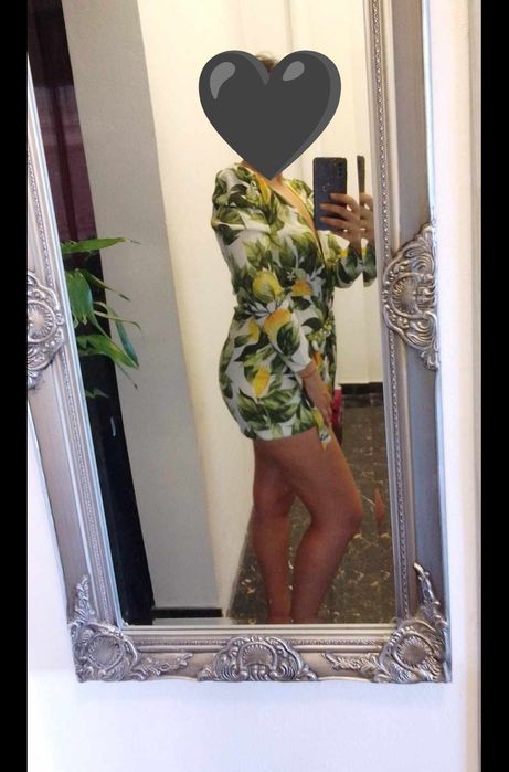 Șalopetă de vară, print lămâi