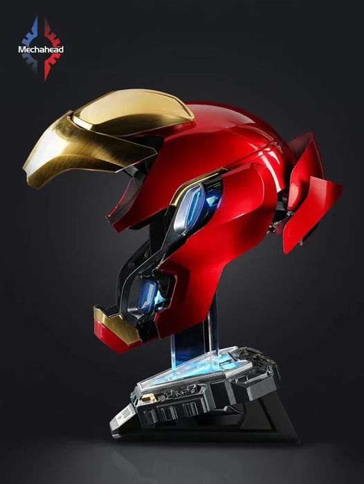 Masca lui Iron man MK 50 motorizat electric, deschidere cu voce, nou