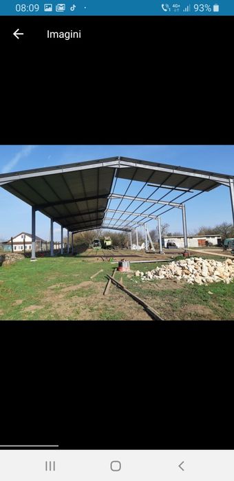 Vand Vând hala metali 10 X 20 L înălțime 3.5m în două a