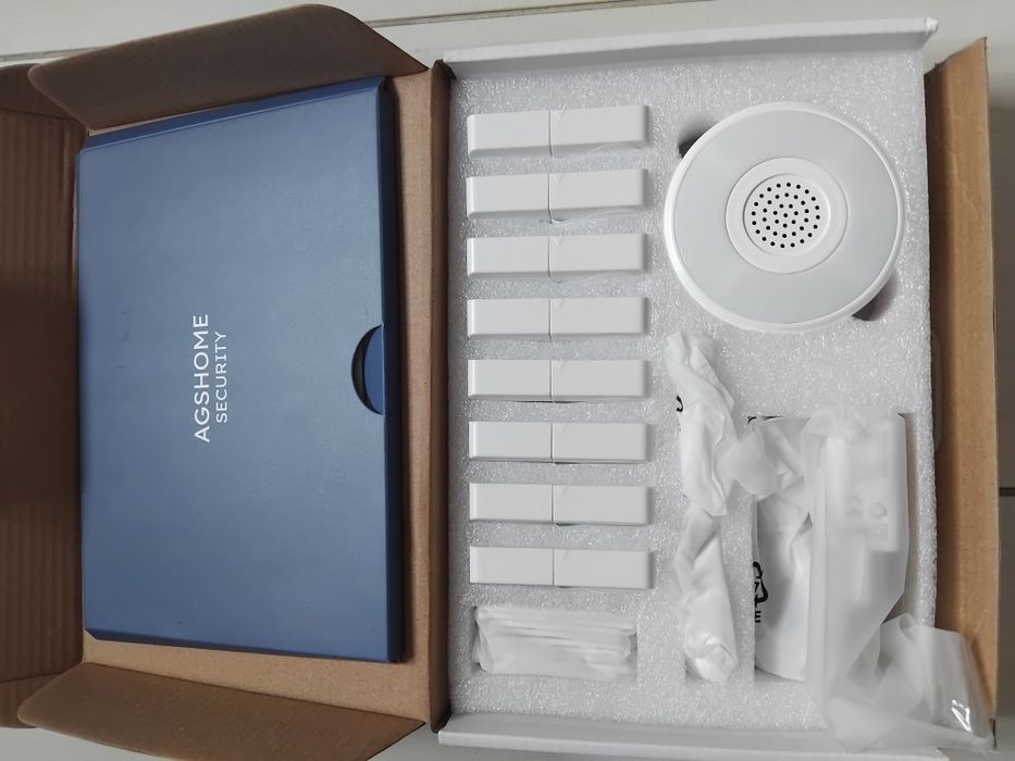 Sistem alarma AGSHOME, wireless cu 8 senzori
