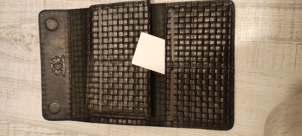 Мъжки портфейл естествена кожа