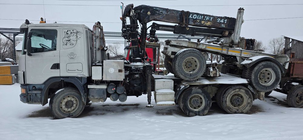 Camion forestier Scania