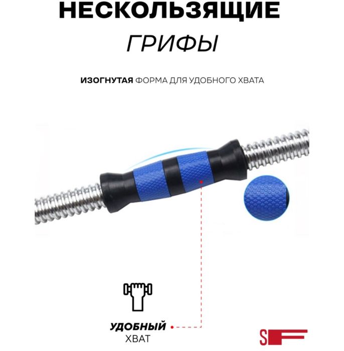 Набор гантелей разборная 30 кг