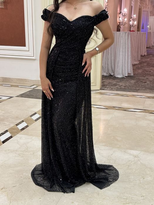 Вечернее черное платье на выпускной!!!