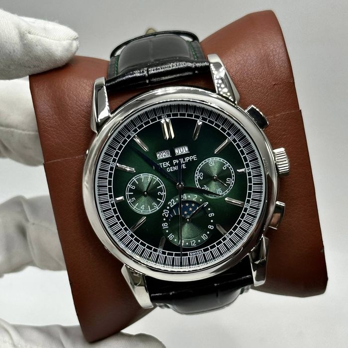 patek philippe perpetual calendar green dial
