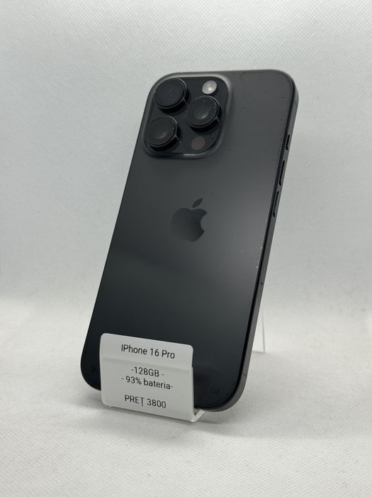 Magazin Vindem: Iphone 16 Pro, 128GB, 93% bateria