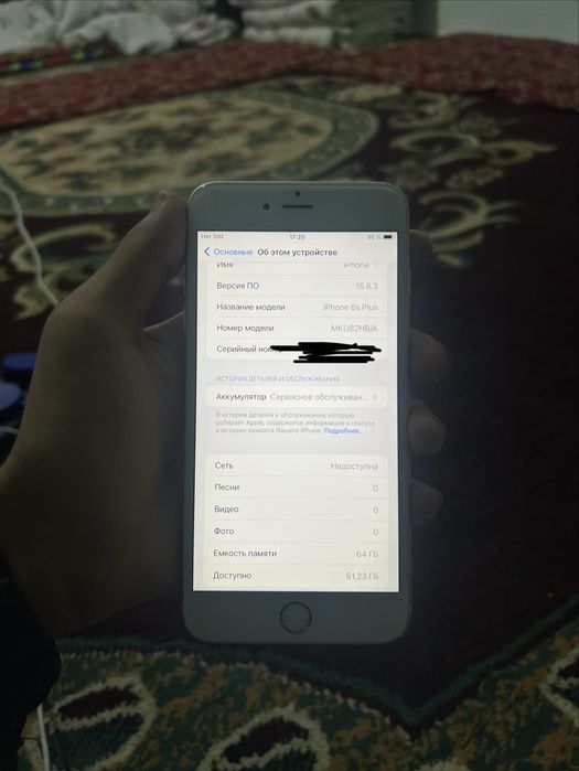 Ideal iPhone 6s Plus 64GB arzonga srochna