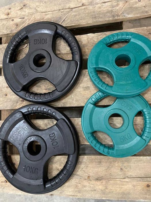 Discuri olimpice din fier cauciucat 50/51 mm