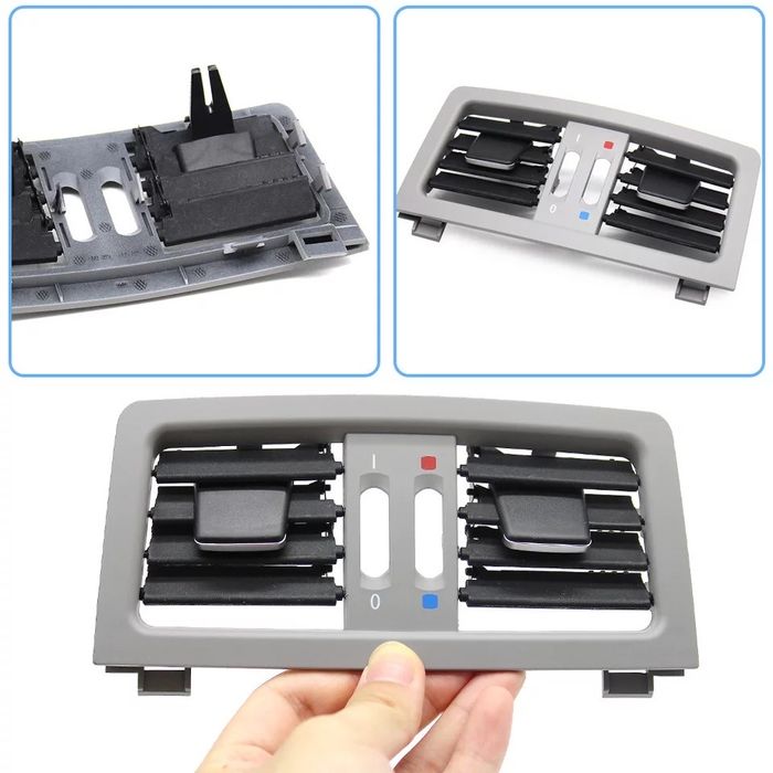 Въздуховод климатик решетка духалка BMW E60 E61 бмв е60 е61 копче