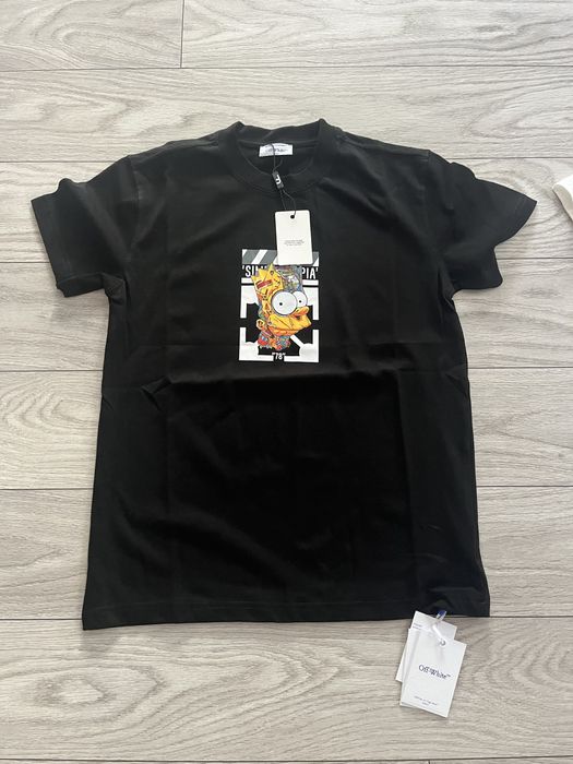 Tricou off white negru