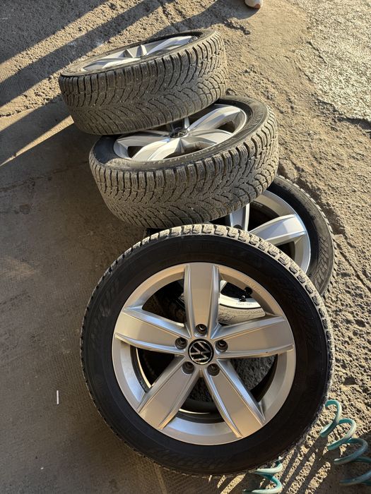 Jante volkswagen passat B8 / B8,5 pe 17, anvelope iarna 215/55/17