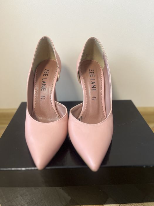 Дамски от обувки от естествена кожа с висок ток Zee Lane