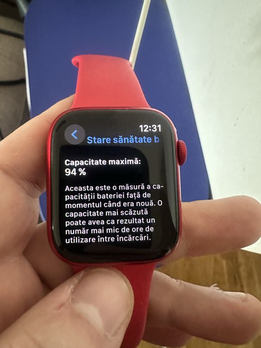 Apple Watch Series 8 RED Edition – stare foarte bună