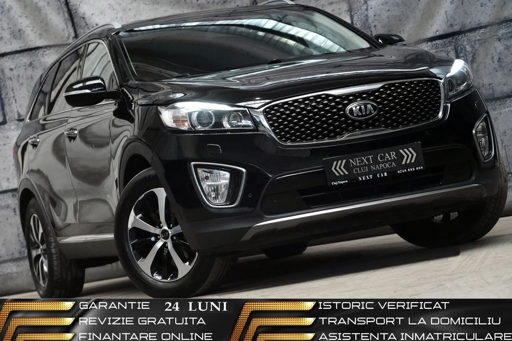 Kia Sorento GARANTIE 24 LUNI*RATE*REVIZIE*7 Locuri*200Cp*Piele*Navi*Incalzire F+S