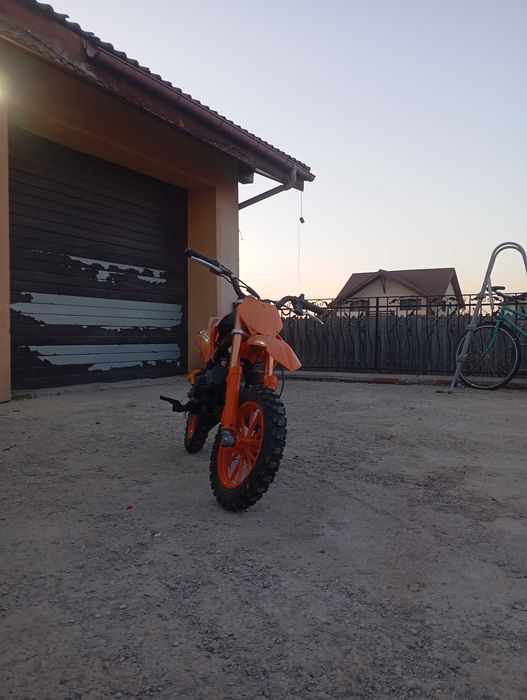 Dirt bike 50cc portocaliu