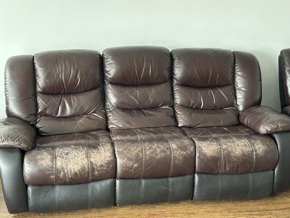 set de canapele tip 3-2-1 piele living