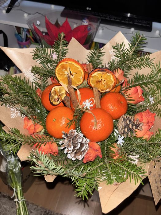 Cine mai vrea flori? Ia un buchet de mandarine