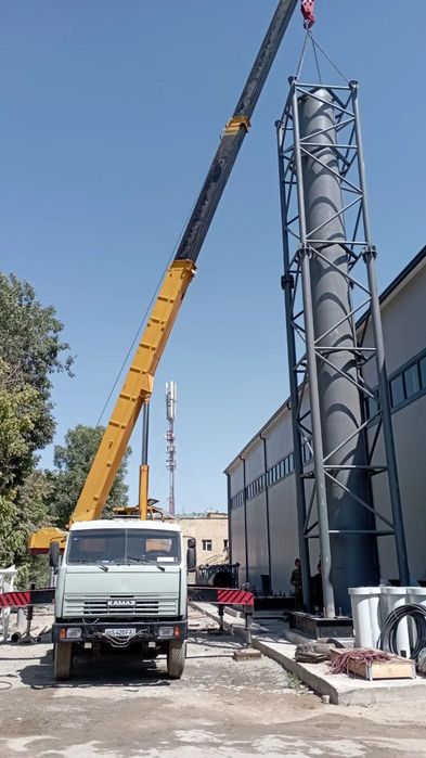 Услуги автокрана ивановец 25тонн по городу Самарканд