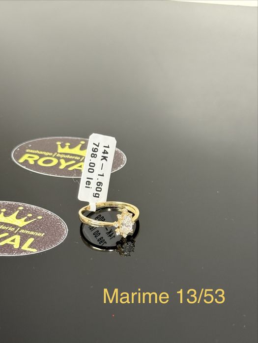 Bijuteria ROYAL : Inel AUR 14K NOU / 1.6 GR