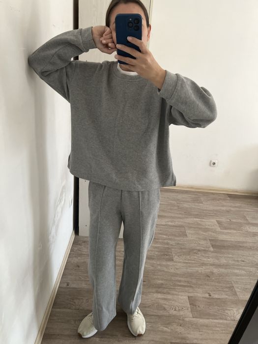 Костюм серый теплый