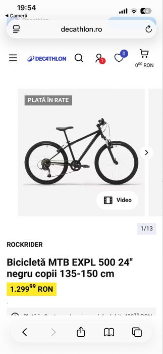 Bicicleta dechalton copii pe 24
