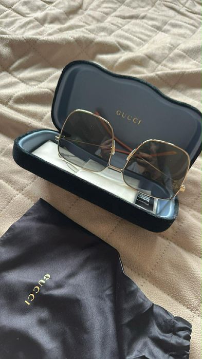 ЧИСТО НОВИ Оригинални слънчеви очила GUCCI – Пълен комплект със сертификат