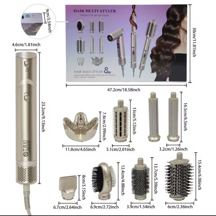 Мощен сешоар / маша/ multi styler 8in1