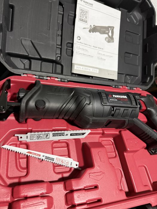 Fierastrau sabie parkside performance 20V