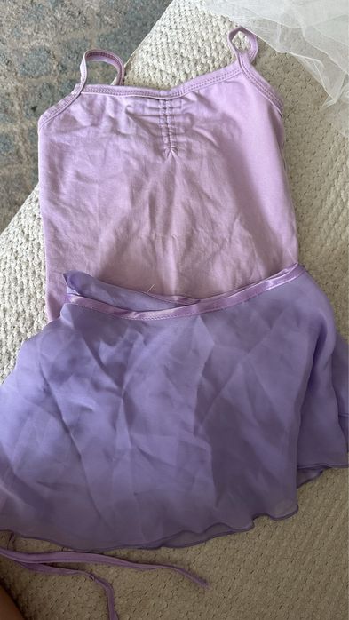 Гимнастический купальник рр 34, примерно 110-116 см