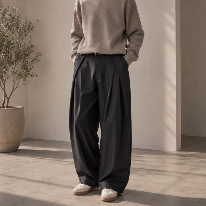 Baggy pants. Oversize style
