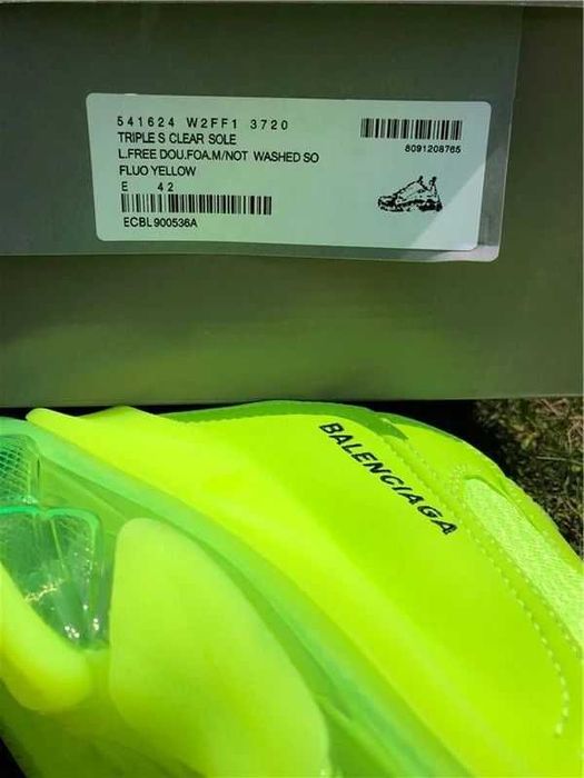 Balenciaga Triple S - Olive/Lime/Dark Green