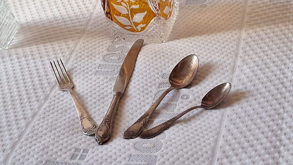 Set tacâmuri argint  de 500